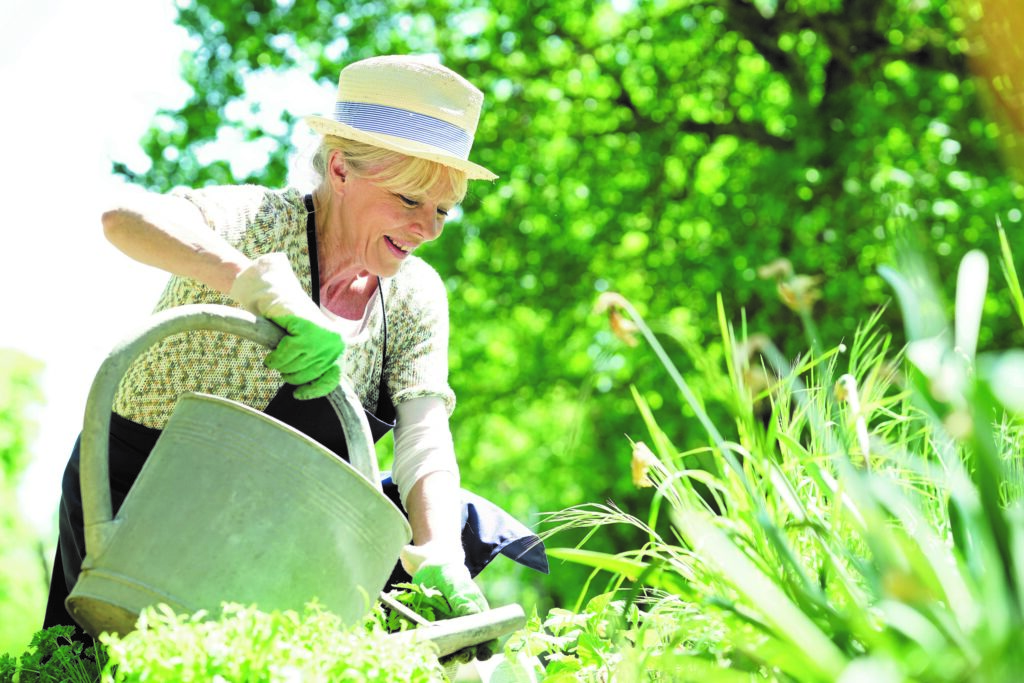 Woman gardening Trinity View