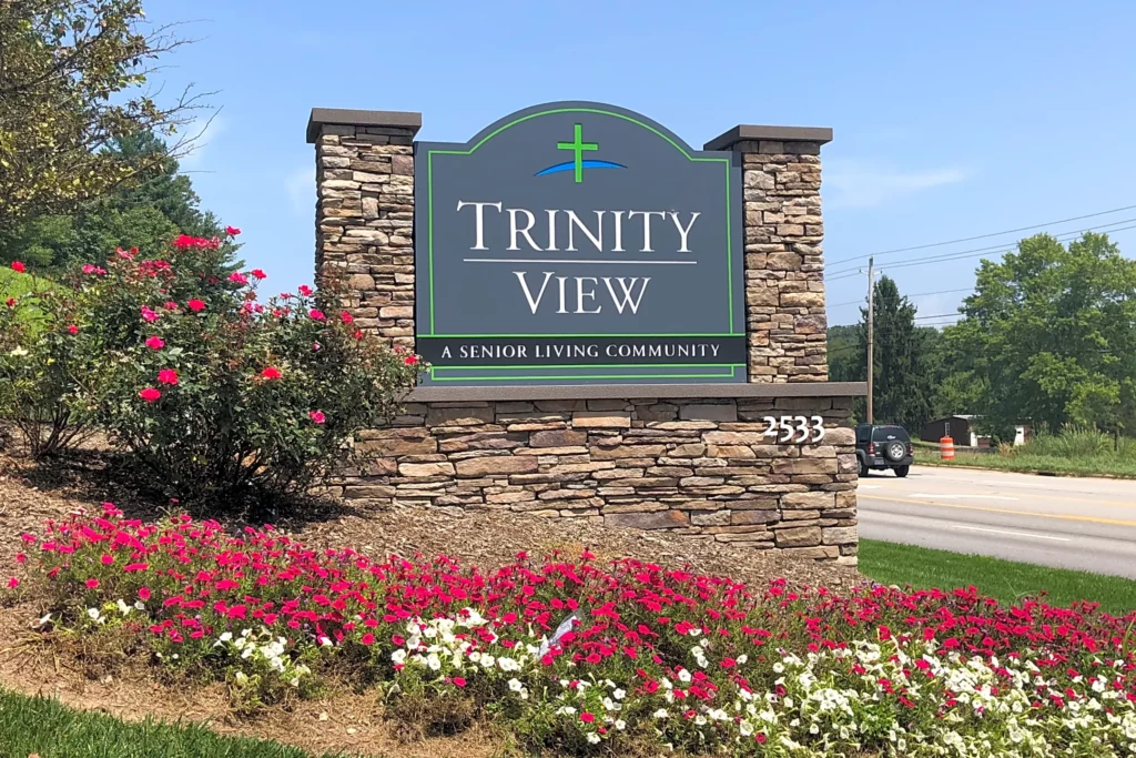 Trinity View sign